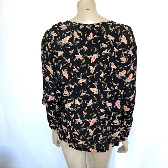 VINTAGE OTIS & MACLAIN Japanese Print Blouse - Picture 3 of 12